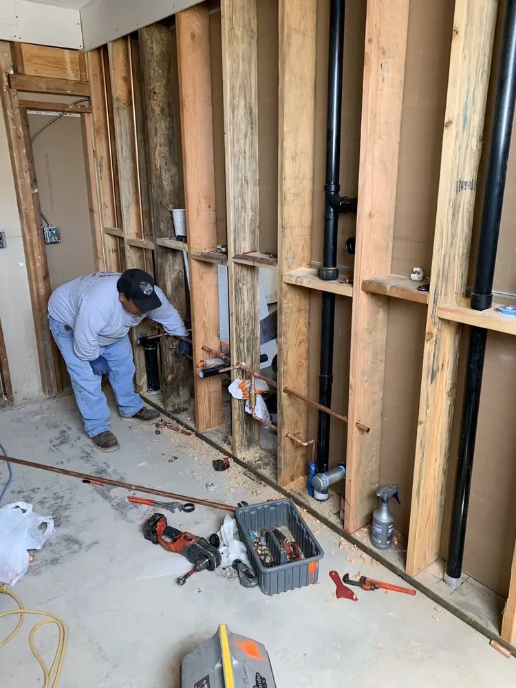 Commercial rough-in plumbing for Water Heater Replacement in University Park